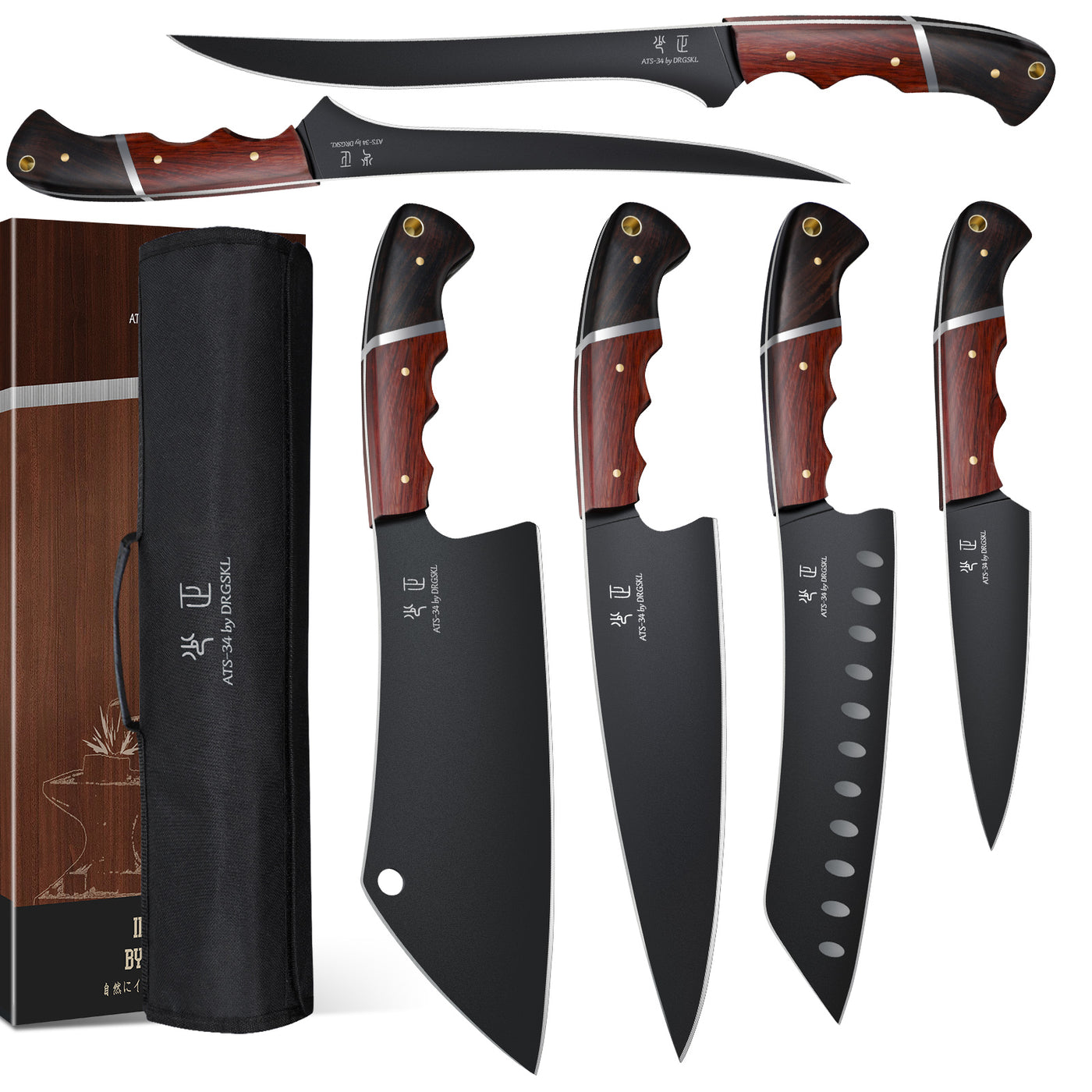 DRGSKL 6-Piece Knife Set · ATS-34