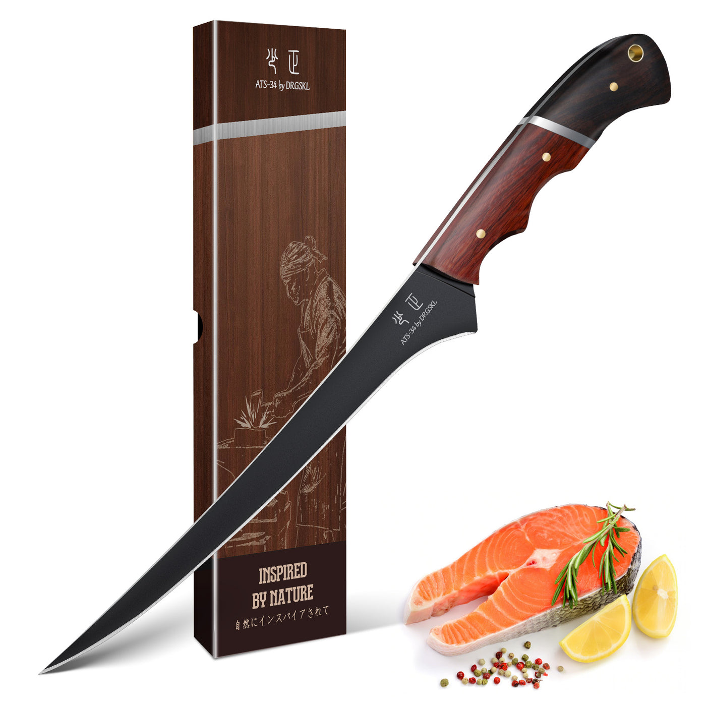 DRGSKL Fillet Knife 7.5in · ATS-34
