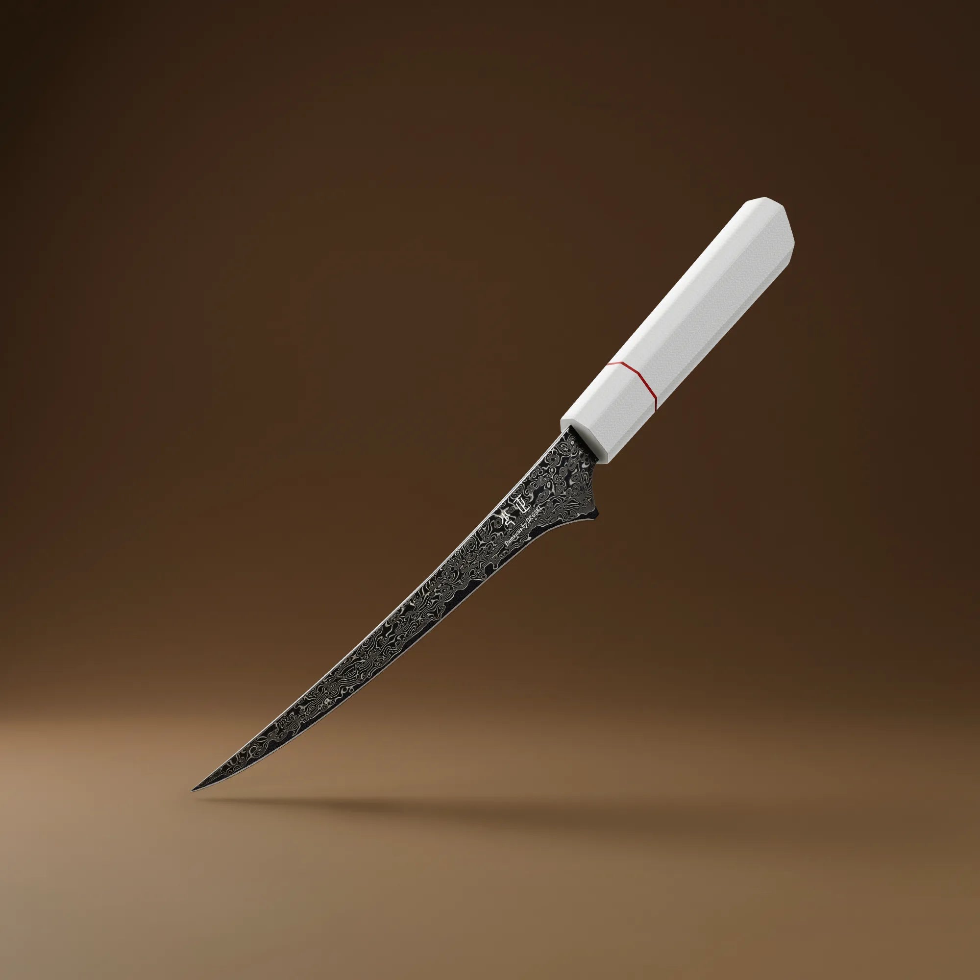 Image of DRGSKL Damascus Boning Knife – Japanese VG10 Steel, G10 Handle